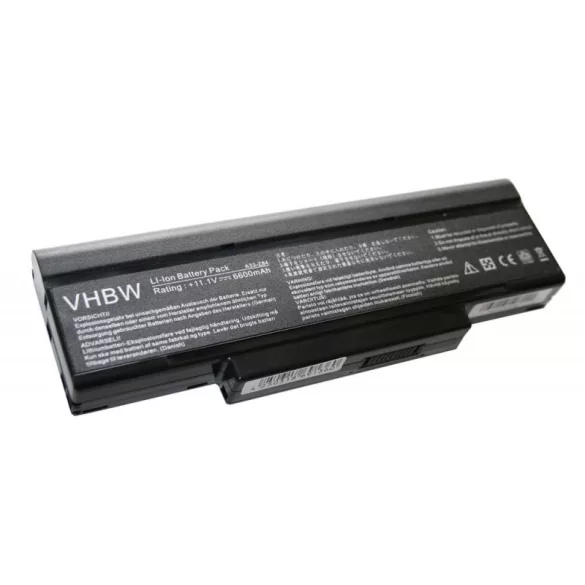 ASUS A9 6600mAh utángyártott akkumulátor - VHBW