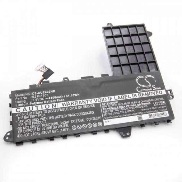 Asus E402S E402SA E502S  B21N1505 4100mAh utángyártott akkumulátor