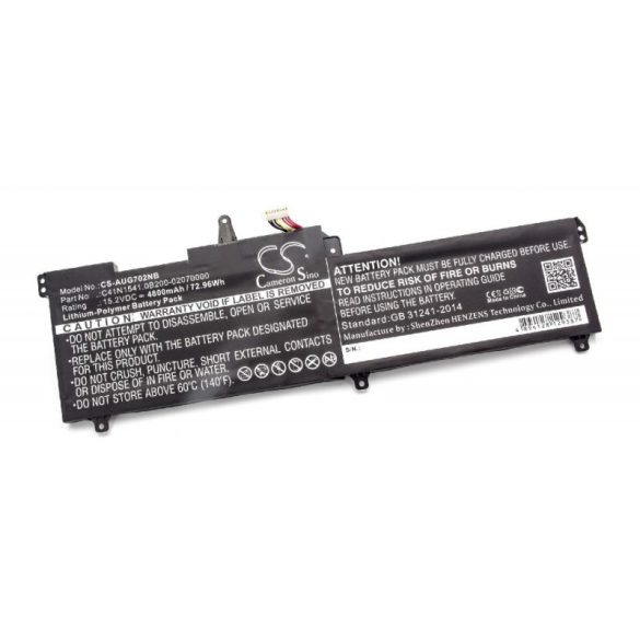 ASUS GL702 4800mAh utángyártott akkumulátor