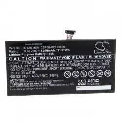   ASUS T101HA C12N1604 3.85V Li-Polymer 8200mAh utángyártott akkumulátor - VHBW