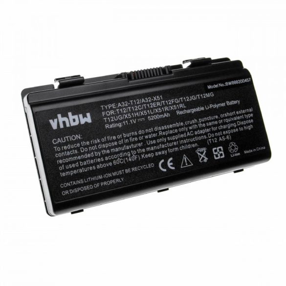 ASUS T12 A32-T12 5200mAh utángyártott akkumulátor