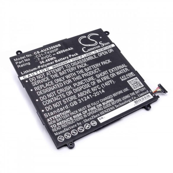 Asus Transformer Book TX300CA 4800mAh utángyártott akkumulátor