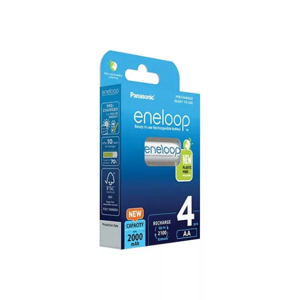 Eneloop AA 2000mAh NiMh akku 4db/ Bl (ár/csomag)