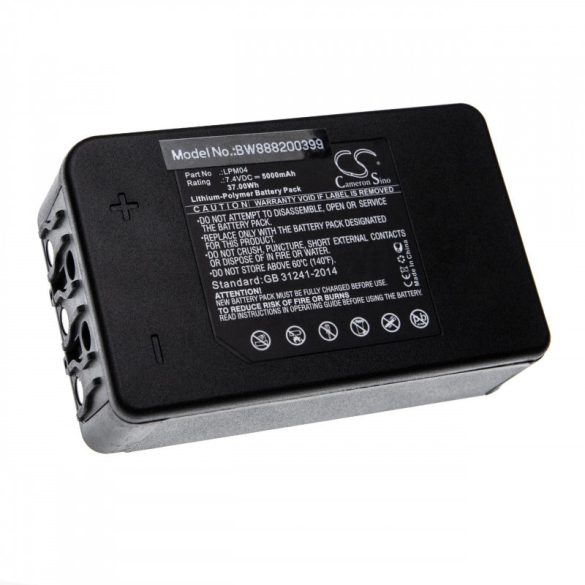 Autec DJM DJR LPM04 5000mAh utángyártott akkumulátor