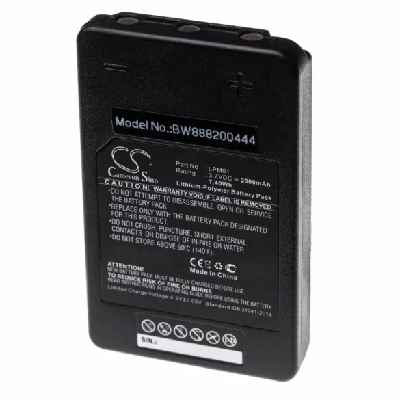 Autec LK NEO LPM01 2000mAh utángyártott akkumulátor - VHBW