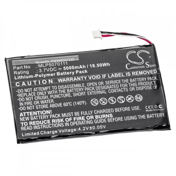 Autel MaxiSys Mini, MLP5070111, 5000mAh utángyártott akkumulátor - VHBW