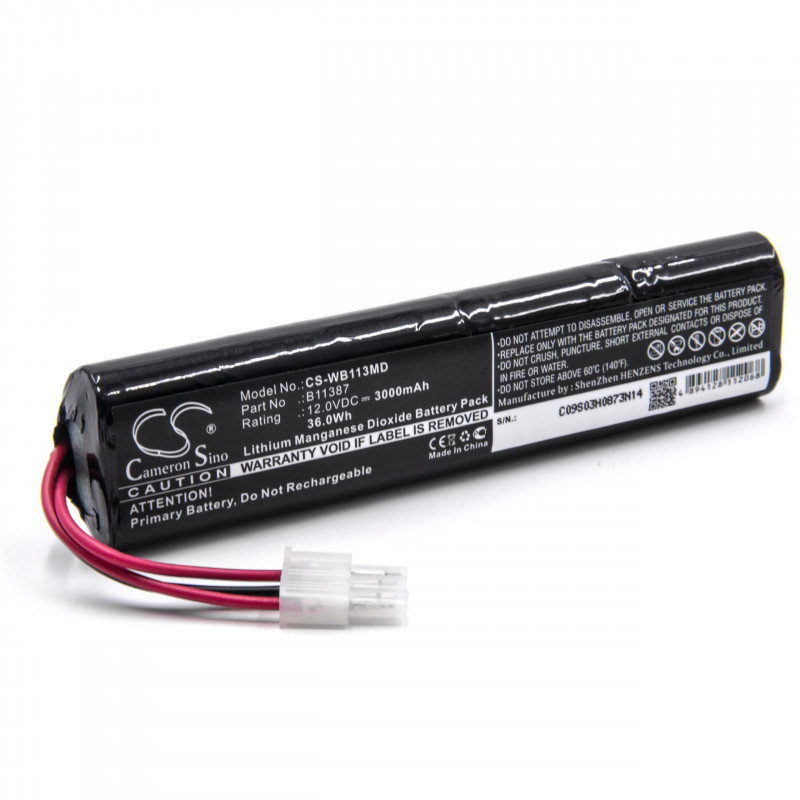 Welch-Allyn AED 10 12V 3000mAh utángyártott akkumulátor