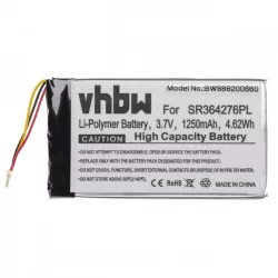   Becker Professional.5 LMU, SR364276, 1250mAh utángyártott akkumulátor