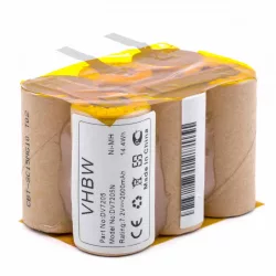   Black & Decker DV7205 DV7205N 7.2V NI-MH 2000mAh utángyártott porszívó akkumulátor - VHBW