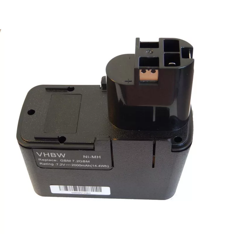 Bosch GBM 7.2 7.2V NI-MH 2000mAh utángyártott akkumulátor Bosch GBM 7.2 7.2V NI-MH 2000mAh utángyártott akkumulátor