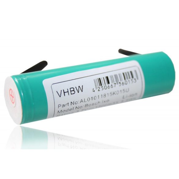 Bosch IXO 3.7V/Li-ion/1500mAh utángyártott akkumulátor