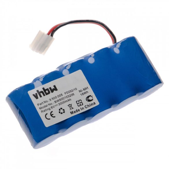Bosch Somfy K8 K10 6V NI-MH 3000mAh utángyártott akkumulátor