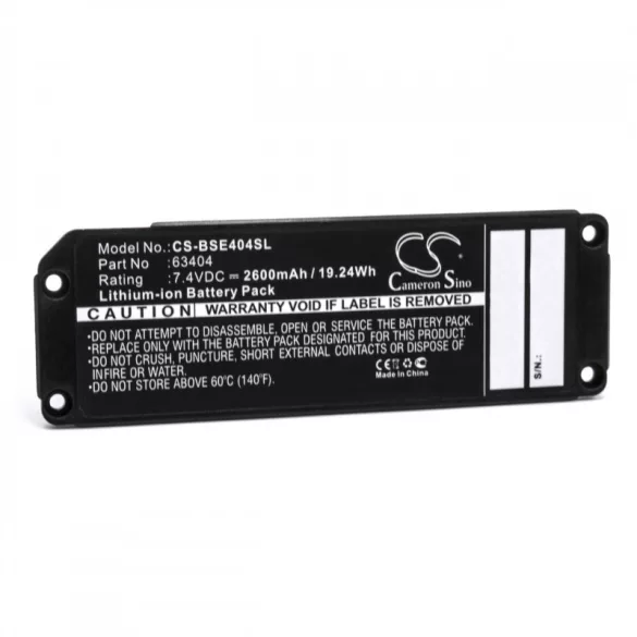 Bose Soundlink Mini 2600mAh utángyártott akkumulátor - VHBW