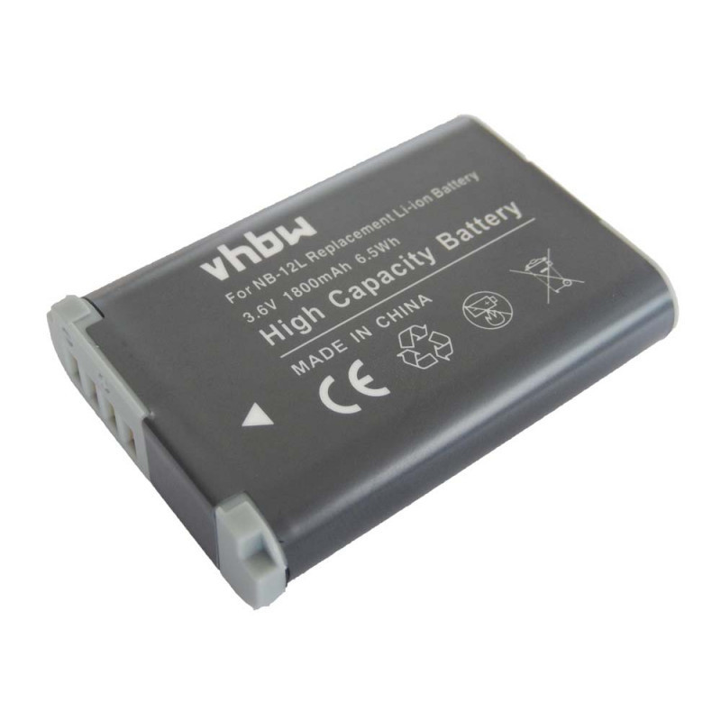 Canon NB-12L 1800mAh utángyártott akkumulátor