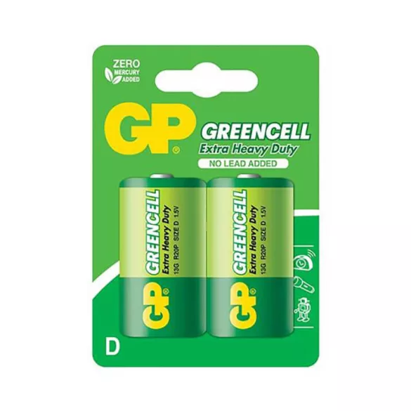 GP R20 C Greencell 13G féltartós elem 2db/csomag (ár/csomag)