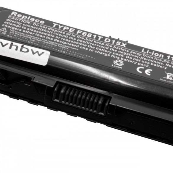 Dell Alienware M15X 5200mAh utángyártott akkumulátor