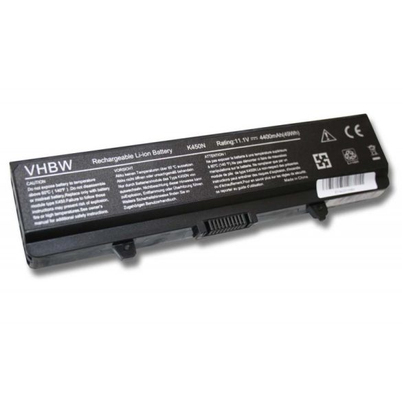 Dell Inspiron 1440 -- 4400mAh utángyártott akkumulátor