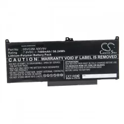   Dell Latitude 13 5300 7400mAh utángyártott akkumulátor - VHBW