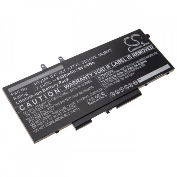 Dell Latitude 14 5400 4GVMP 8400mAh utángyártott akkumulátor