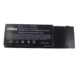   Dell Precision M6400 M6500 6600mAh fekete utángyártott akkumulátor - VHBW