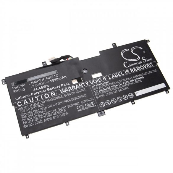 Dell XPS 13-9365-D6801TS HMPFH 5850mAh utángyártott akkumulátor