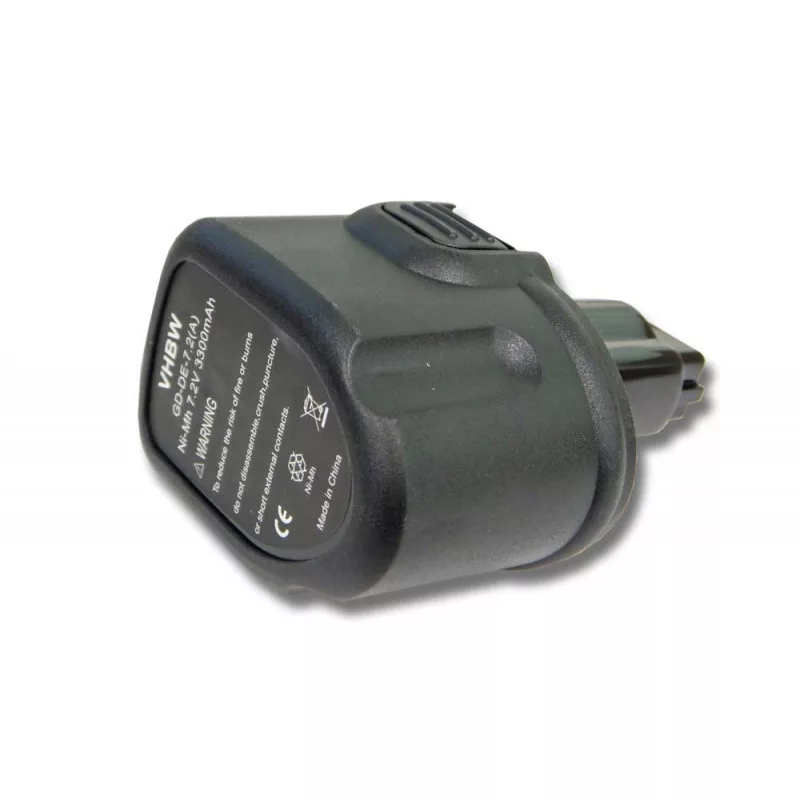 Dewalt DE9057 7.2V NI-MH 3300mAh utángyártott akkumulátor Dewalt DE9057 7.2V NI-MH 3300mAh utángyártott akkumulátor