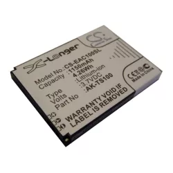 Emporia, AK-TS100 1150mAh utángyártott akkumulátor - VHBW