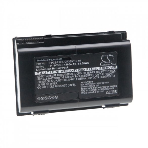 FUJITSU Lifebook E8410 A6210 10.8V 4400mAh utángyártott akkumulátor