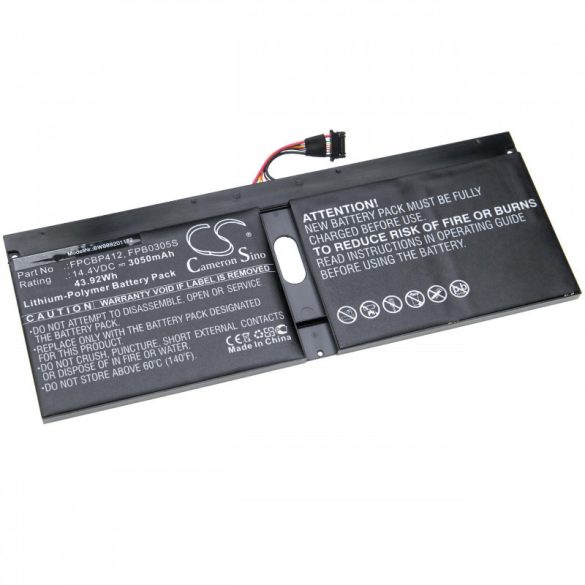 Fujitsu Lifebook U904 FPCBP412 3050mAh utángyártott akkumulátor