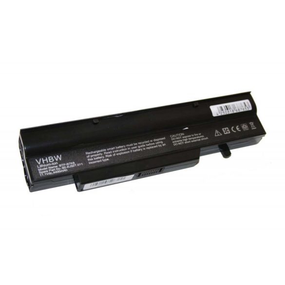 FUJITSU-SIEMENS AMILO Li2727 4400mAh utángyártott akkumulátor