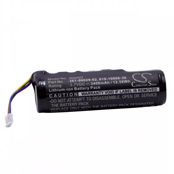 Garmin DC50 Dog Tracking Halsband 3400mAh utángyártott akkumulátor - VHBW