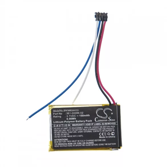 Garmin Edge 130 150mAh utángyártott akkumulátor - VHBW