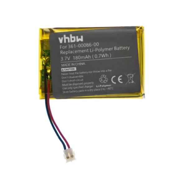 Garmin Forerunner 225 361-00086-00 180mAh utángyártott okosóra akkumulátor - VHBW