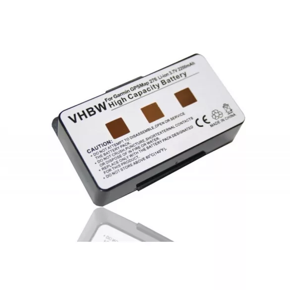 Garmin GPSMap 276 / 276c  - 2200mAh utángyártott akkumulátor - VHBW