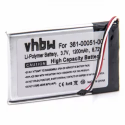 Garmin Nüvi 2660, 2669 1200mAh utángyártott akkumulátor