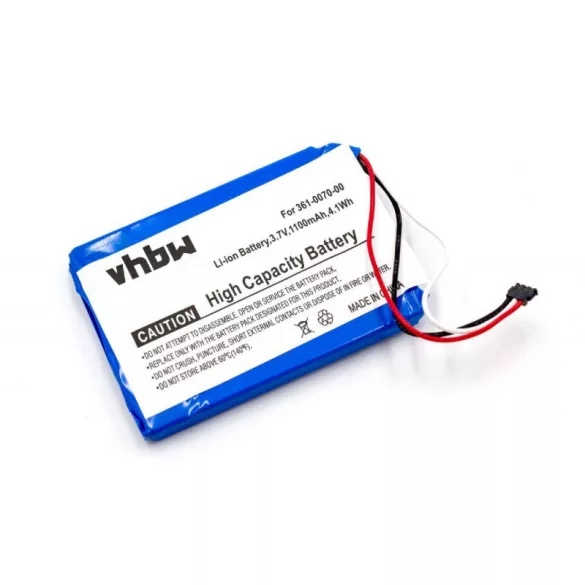 Garmin Nüvi 3597, 3598 1100mAh utángyártott akkumulátor - VHBW