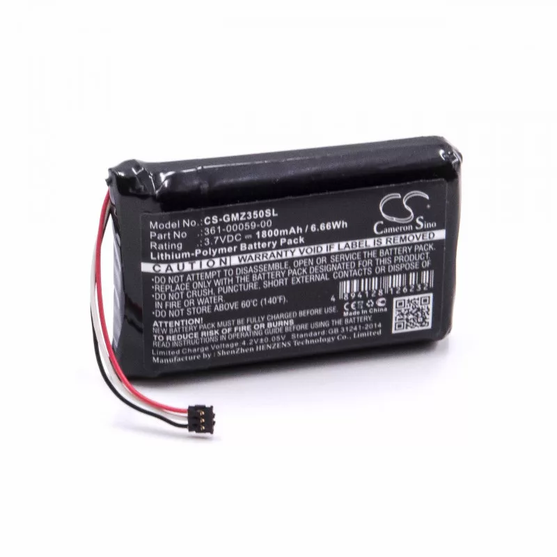 Garmin Zumo 350LM Li-Polymer, 3.7V, 1800mAh utángyártott akkumulátor