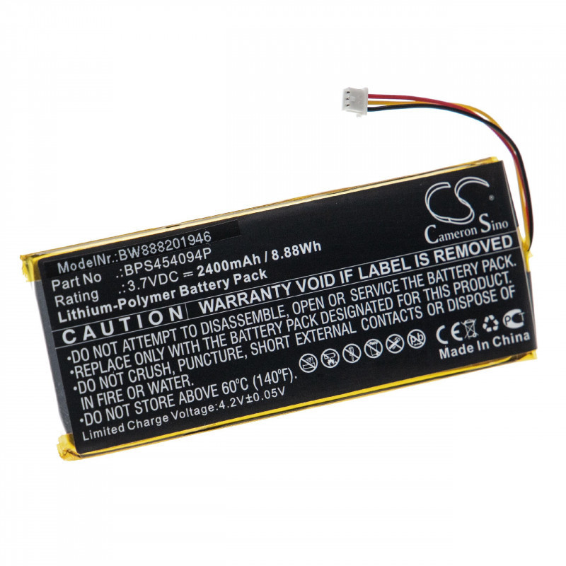 Geneva WorldRadio, BPS454094P, 2400mAh utángyártott akkumulátor