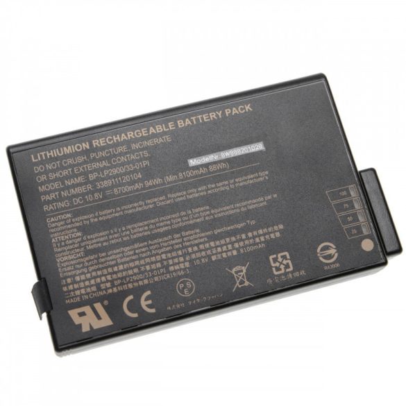 Getac S400 BP-LP2900 8700mAh utángyártott akkumulátor