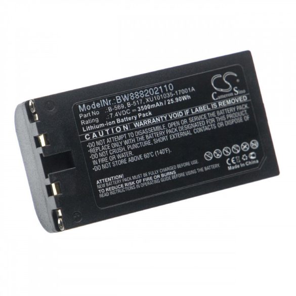 Graphtec GL240, B-569 3500mAh utángyártott akkumulátor