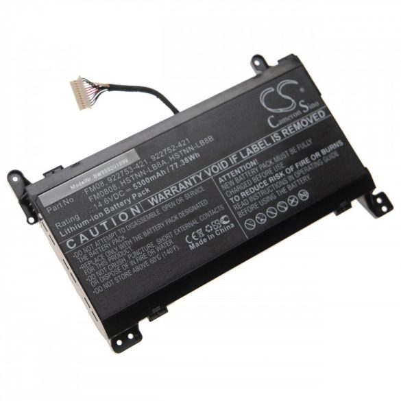 HP Omen 17-AN004NO 12 Pin Connector FM08 5300mAh utángyártott akkumulátor