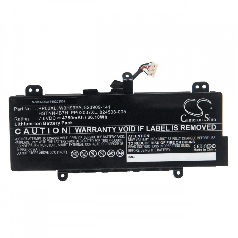 HP Pavilion 11-S001TU 823909-141 7.6V Li-ion 4750mAh utángyártott akkumulátor