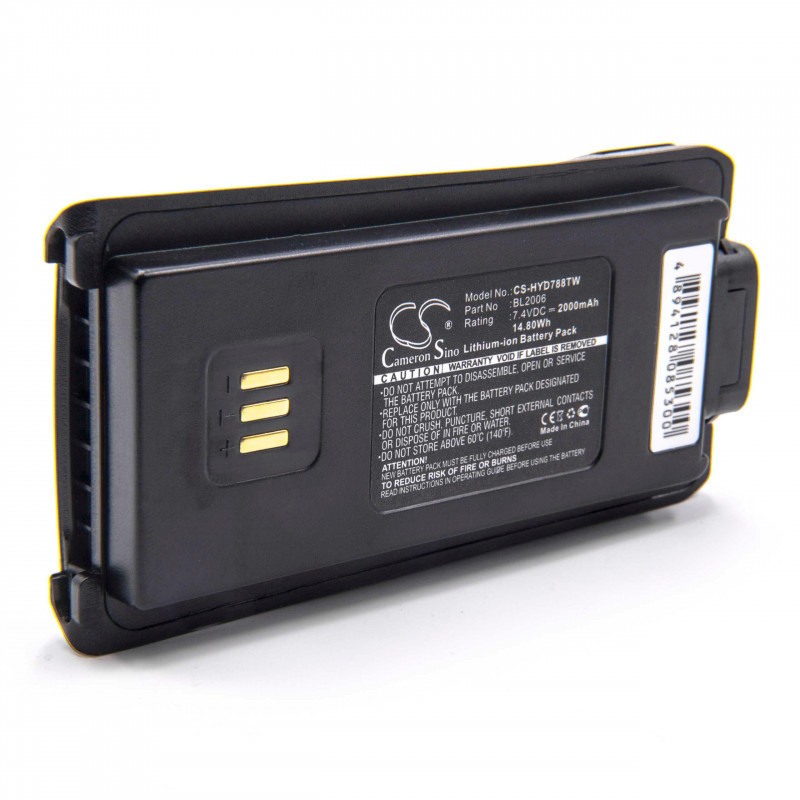 Hyt PD700 PD788 Li-Ion 7.4V 2000mAh utángyártott akkumulátor