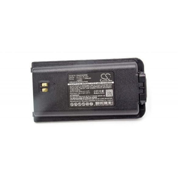 HYT TC-610 TC-620 7.4V Li-Ion 1200mAh utángyártott akkumulátor