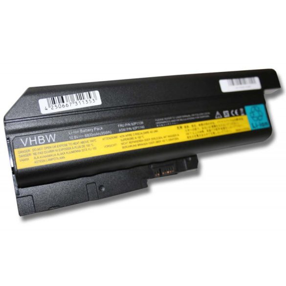 IBM T60 8800mAh utángyártott akkumulátor