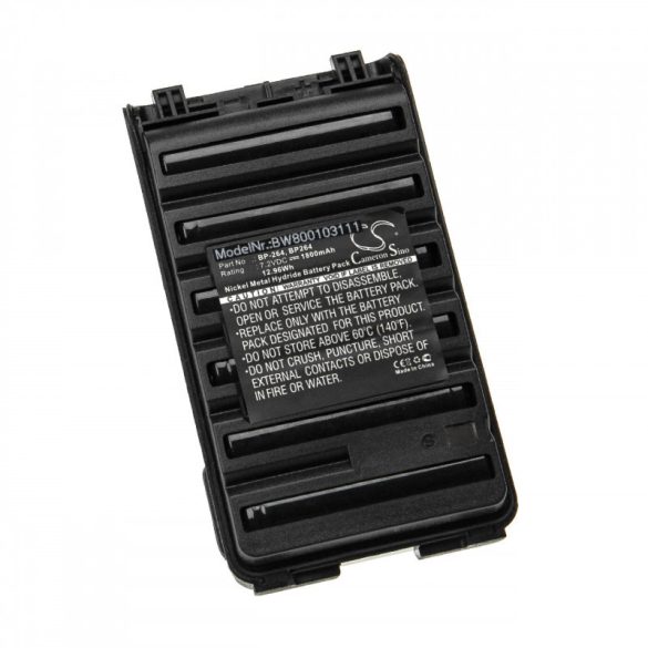 ICOM BP-264 1600mAh utángyártott akkumulátor