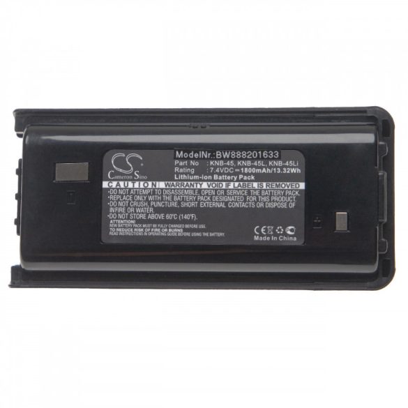 Kenwood TK-3200L-U15P KNB-45 1800mAh utángyártott akkumulátor