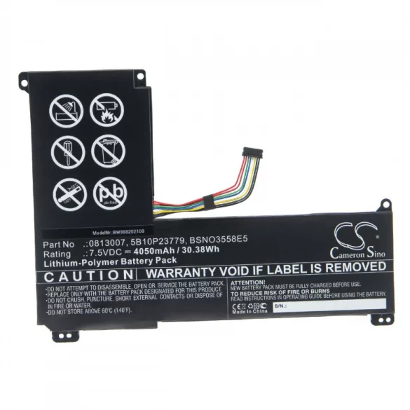 Lenovo IdeaPad 120S-14IAP 0813007 4050mAh utángyártott akkumulátor - VHBW