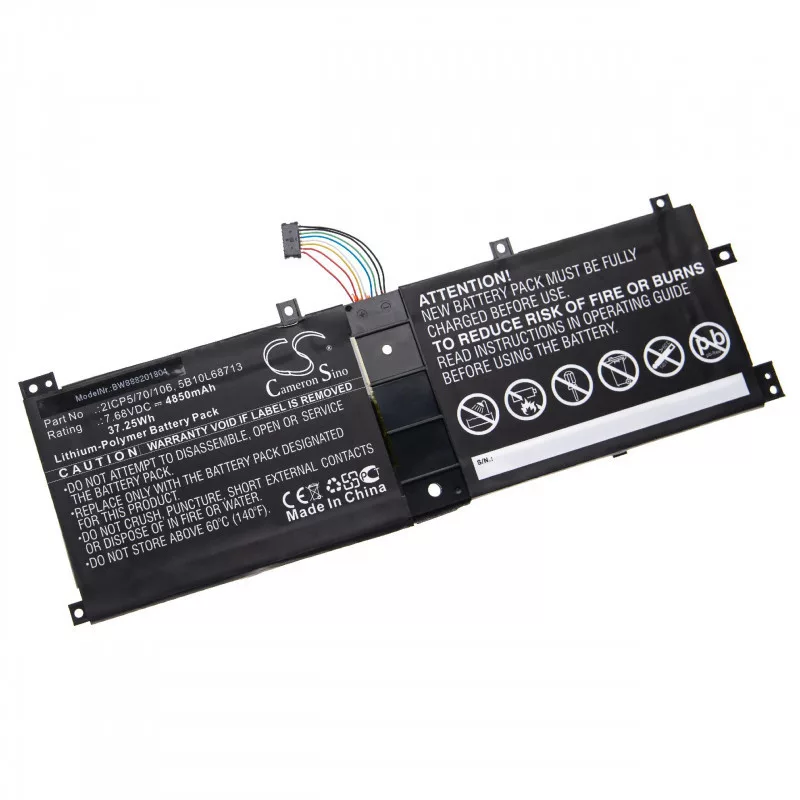 Lenovo IdeaPad Miix 510-12lSK-80U10002GE 2ICP5/70/106 4850mAh utángyártott akkumulátor Lenovo IdeaPad Miix 510-12lSK-80U10002GE 2ICP5/70/106 4850mAh utángyártott akkumulátor