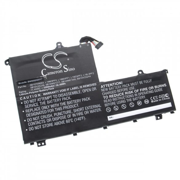 Lenovo IdeaPad S340 5B10T09093 3900mAh utángyártott akkumulátor